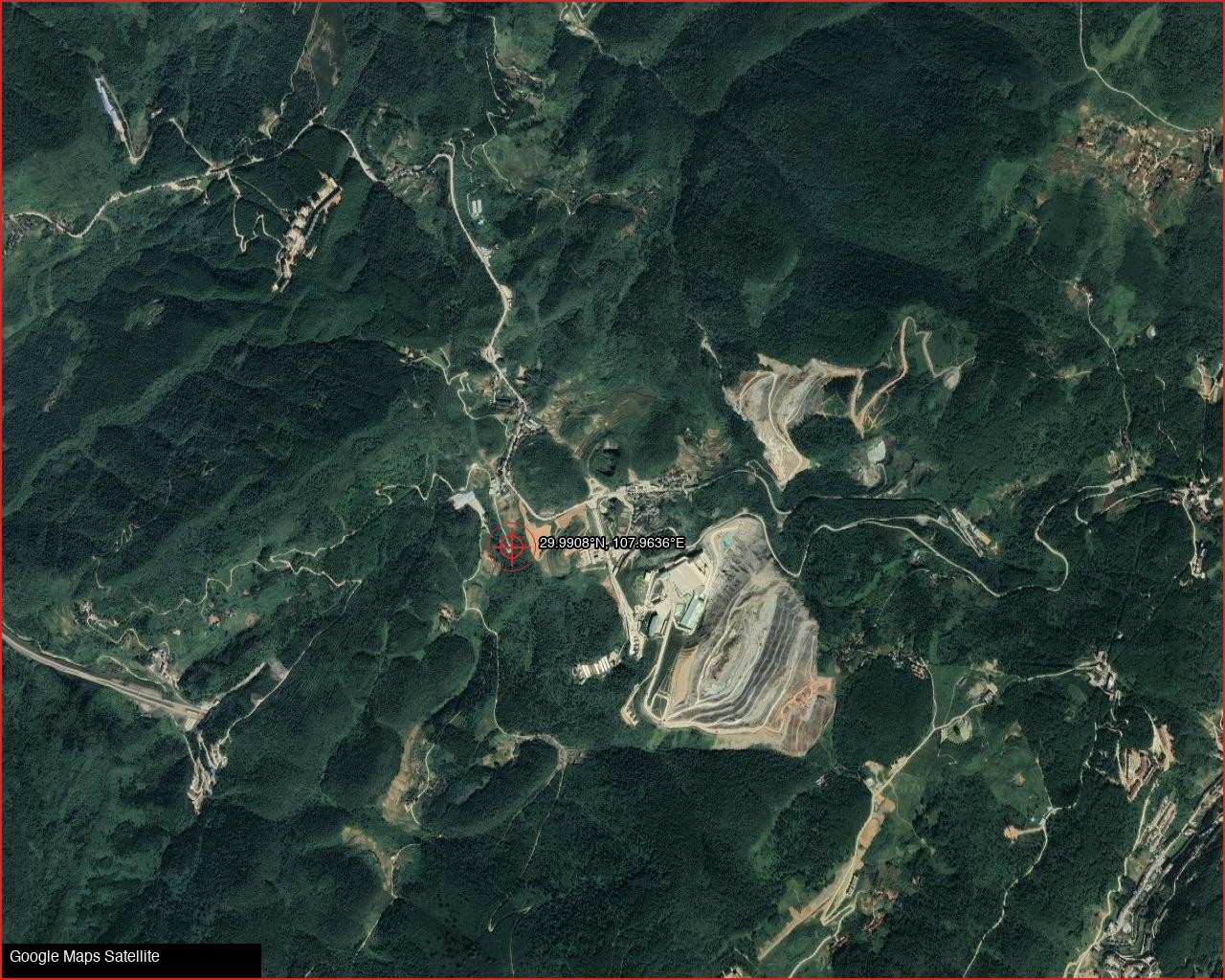 谷歌卫星地图截图